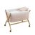 Minicuna Tijera Madera Plumeti Rosa/natural 55x87x74 Cm - Cambrass
