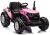 Tractor eléctrico HC-306 Rosa con diseño moderno.