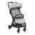 Silla de paseo autoplegable Kikkaboo Lauren Gris Claro