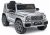 Coche de batería Mercedes AMG G 63 pintado en plata