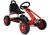 Gokart infantil a pedales rojo Lean Toys, vista frontal