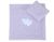 Pram Bedding Set With Duvet And Pillow 2pcs - Hearts Pink Flowers