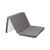 Colchón Plegable para Bebés Kikkaboo - 59x118x5 cm Gris Oscuro