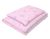 Juego de Sábanas para Cuna My Sweet Baby - Conejitos Rosa y Gris