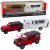 Coche Todo Terreno Rojo con Caravana 1:32