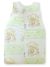 Cotton Sleeping Bag For Children, Size M, 6-12 Months, Tog 2.5, All-season, Green Elephants