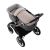 Saco Capazo + Colchoneta Candela Wine 35x80x6 Cm - Cambrass