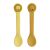 Cucharas de Silicona Mr. Lion Trixie para Bebés - 2 Pack