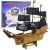 Modelo Decorativo de Barco Pirata con Velas Negras 33x29cm
