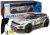 Coche teledirigido deportivo blanco con grafismos rally 1:10