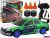 Coche Deportivo Teledirigido R/C 1:24 Verde con Ruedas Intercambiables