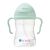 Botella B.box 240ml color pistacho con popote ergonómico.