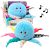 Peluche Octopus Proyector y Música Luz Azul