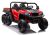 Vehículo eléctrico infantil 6 ruedas 4x4 XB-1038A Lean Cars rojo, vista frontal