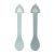 Cucharas de Silicona Mr. Shark Trixie - 2-pack para bebé