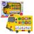 Piano Eléctrico Educativo en Forma de Autobús Amarillo