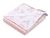 Manta Minky de Sensillo en color rosa suave, perfecta para arropar al bebé.