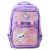 Mochila Escolar con Correa de Pecho y Gato Blanco 20L