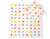 Juego de minicuna My Sweet Baby grandes lunares colores. 