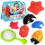 Set de Animales Marinos para el Baño, 12 piezas