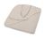Capa de baño para bebé Sensillo beige 110x110 cm en algodón waffle, vista extendida