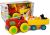 Tractor con remolque y animales para bebés