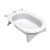 Bañera Plegable Foldy Gris Kikkaboo para Bebés