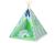Tienda Tipi My Sweet Baby - Tienda Infantil Chevron Verde-Azul