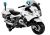 Moto eléctrica BMW Policía blanca para niños