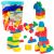 Bloques educativos Lean toys de 160 piezas con cubo de almacenamiento