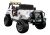 Coche eléctrico 4x4 WXE-1688 blanco con diseño moderno.