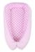 Cocoon Nido Premium para Bebés My Sweet Baby - Rosa con Puntos Blancos