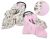 Manta de Asiento de Coche Doble Cara My Sweet Baby Peony Flower Pink