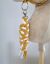 Tether My Sweet Baby para Caballo de Juguete - Blanco y Amarillo