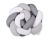 Protectores de Cuna Knot Bumper My Sweet Baby - Blanco, Gris y Antracita