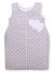 Cotton Sleeping Bag For Children, Size M, 6-12 Months, Tog 2.5, All-season, Hearts Dots On Grey
