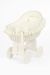 Moisés de Mimbre My Sweet Baby con Ruedas Blanco y Textil Crema