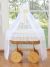 Moisés Deluxe Bellamy de Mimbre Natural con Dosel