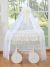 Moisés Deluxe Bellamy de Mimbre Blanco con Dosel