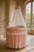 Dosel rosa decorativo – detalle del tejido