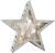 Lámpara de Navidad Estrella Shabby Chic