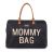 Bolso de maternidad Mommy Bag Negro Letras Doradas , Childhome