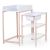 Mueble cambiador con Bañera en color Blanco y Natural, Childhome