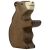 Figura de madera Oso Marrón pequeño sentado Holztiger - imagen 2