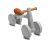 OTTO - Bicicleta de equilibrio de metal para niños pequeños-Gris - imagen 2