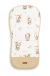 Colchoneta Reversible de Muselina para Cochecito - Motivo Conejito Beige