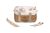 Bolso para Cochecito de Cuero Ecológico Zodiaco Gris