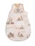 Saco de Dormir para Bebés S (45x70 cm) – Marrón Hierba, Algodón Hipoalergénico con Cremallera Bidireccional