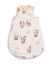 Saco de Dormir para Bebés S (45x70 cm) – Diseño Conejos Beige, Algodón Hipoalergénico con Cremallera Bidireccional