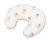 Cojín de Lactancia Muselina Rosa Ballerinas – Almohada Ergonómica Multifuncional para Bebé 0+